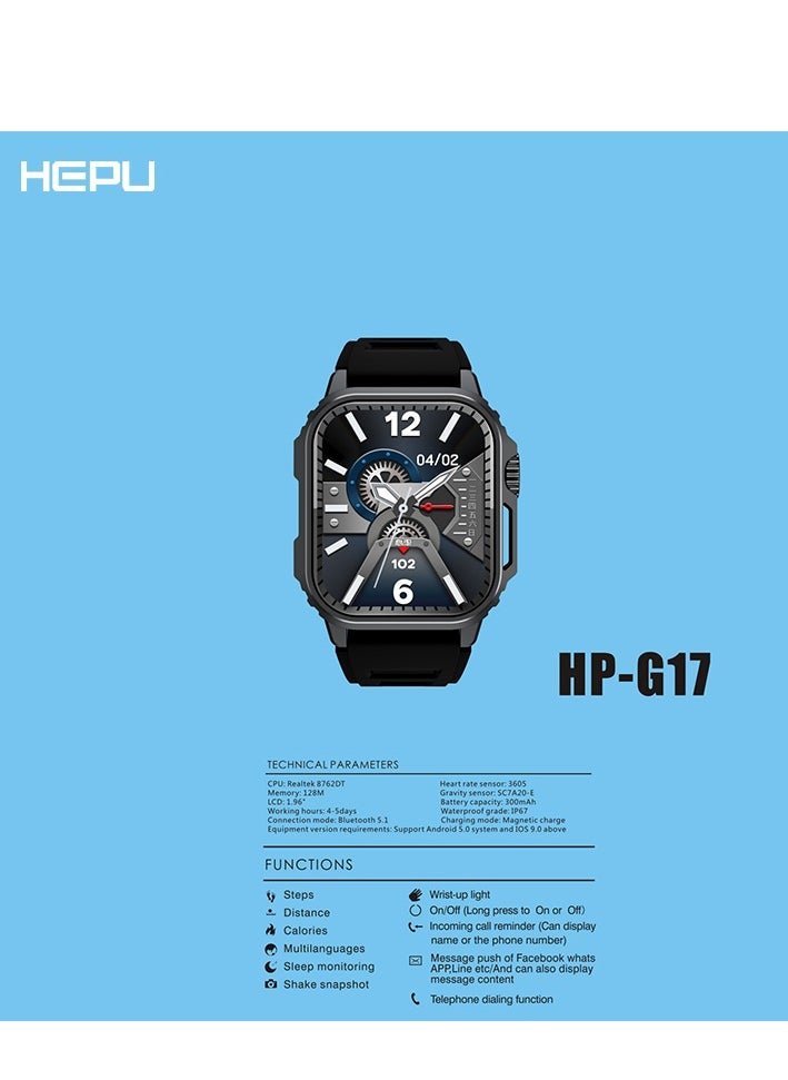 Hepu - Multifunctional Smart Watch – Smart Wearables