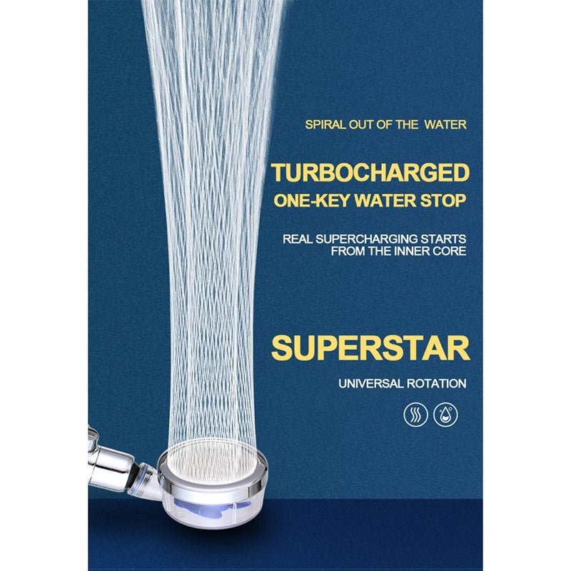 High Pressure Turbocharged Shower Head – Bathroom Laundry