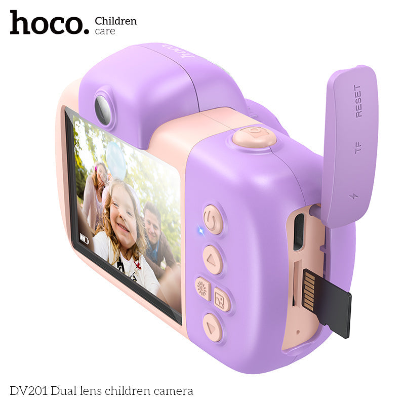 Hoco Dual Camera DV201 – Kids Digital Camera with HD Video, Fun & Easy Photography