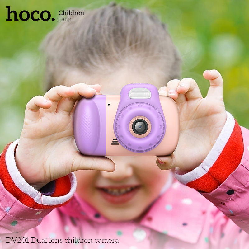 Hoco Dual Camera DV201 – Kids Digital Camera with HD Video, Fun & Easy Photography
