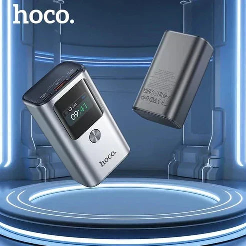 Hoco Q17A LED Power Bank – 30W PD Fast Charging | 22.5W QC3.0 | Compact & Stylish Design