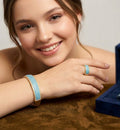 Honeycomb Luxe Crystal Kada Set