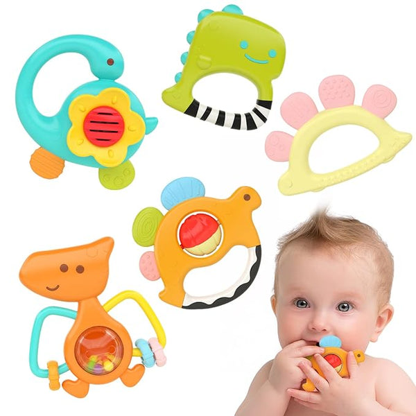 Huanger Baby Rattles – Early Learning Sensory Play
