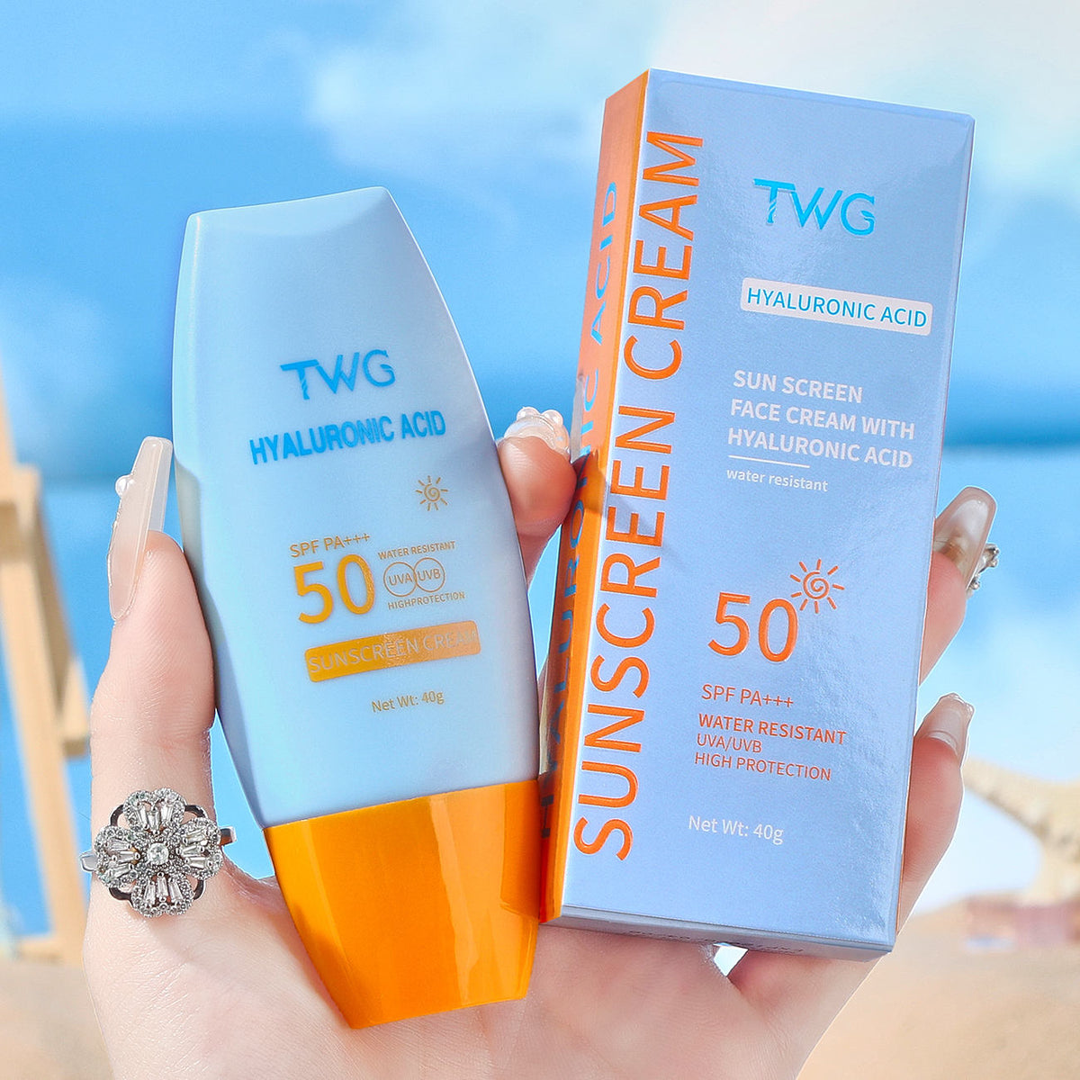 TWG Hyaluronic Sunscreen Cream – Skincare Face Care