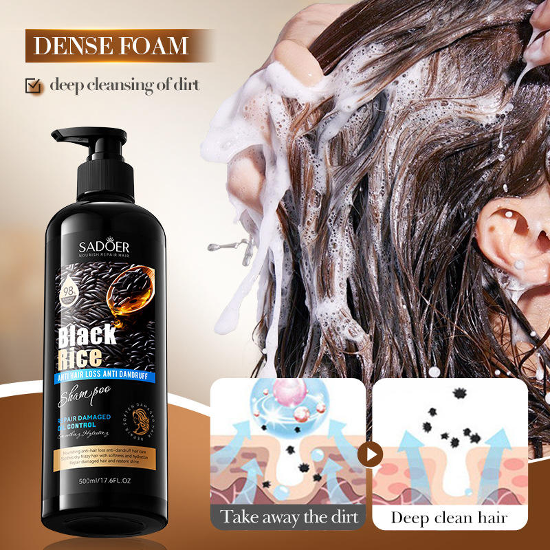 Sadoer Black Rice Shampoo – Hair Care Styling