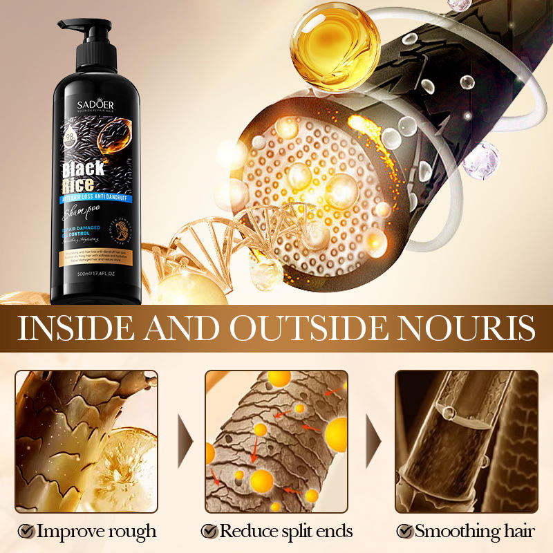 Sadoer Black Rice Shampoo – Hair Care Styling