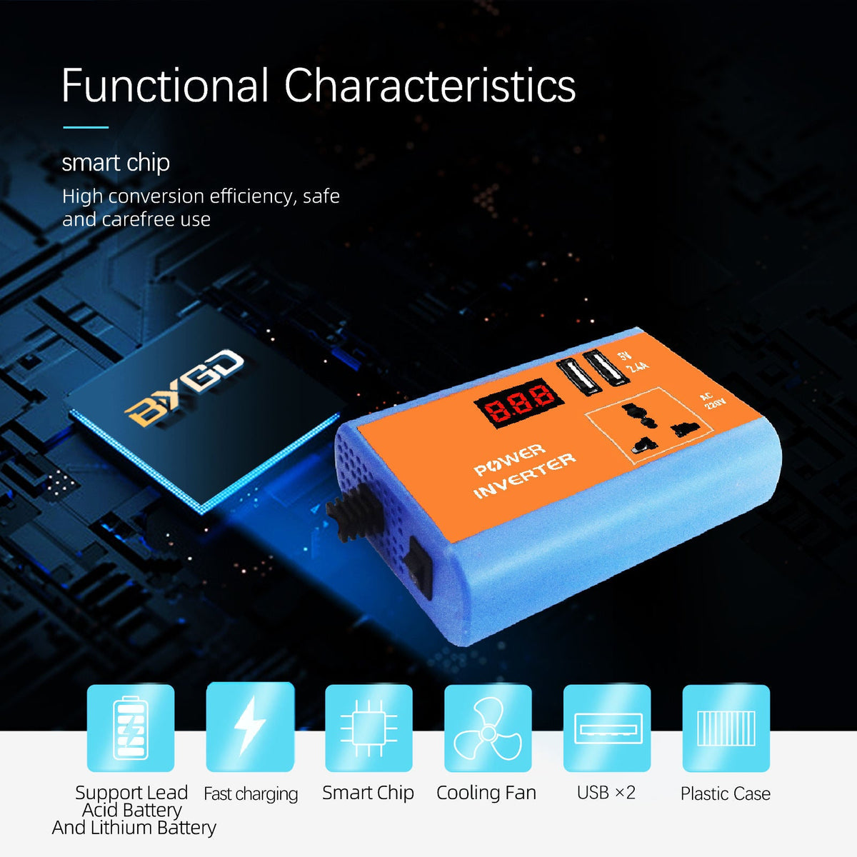 Car Power Inverter 200W – Car Power Electronics