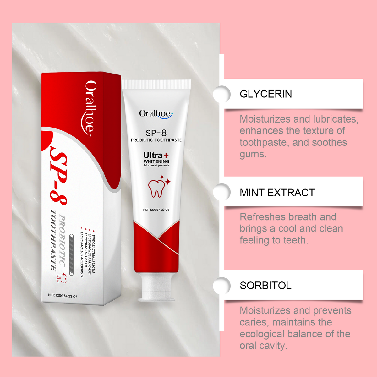 SP-8 Probiotic Dental Care Toothpaste – Oral Care