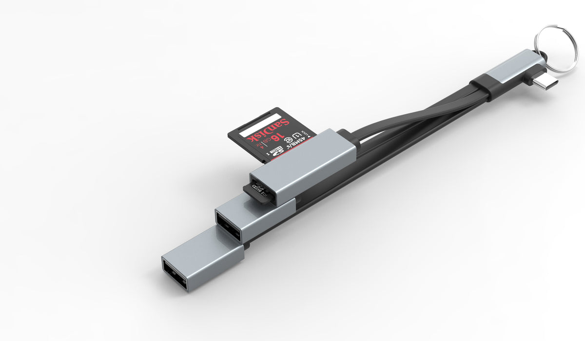 4-in-1 Type-C Hub – Charging Docks