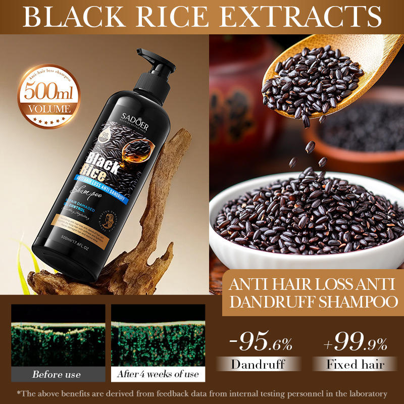 Sadoer Black Rice Shampoo – Hair Care Styling