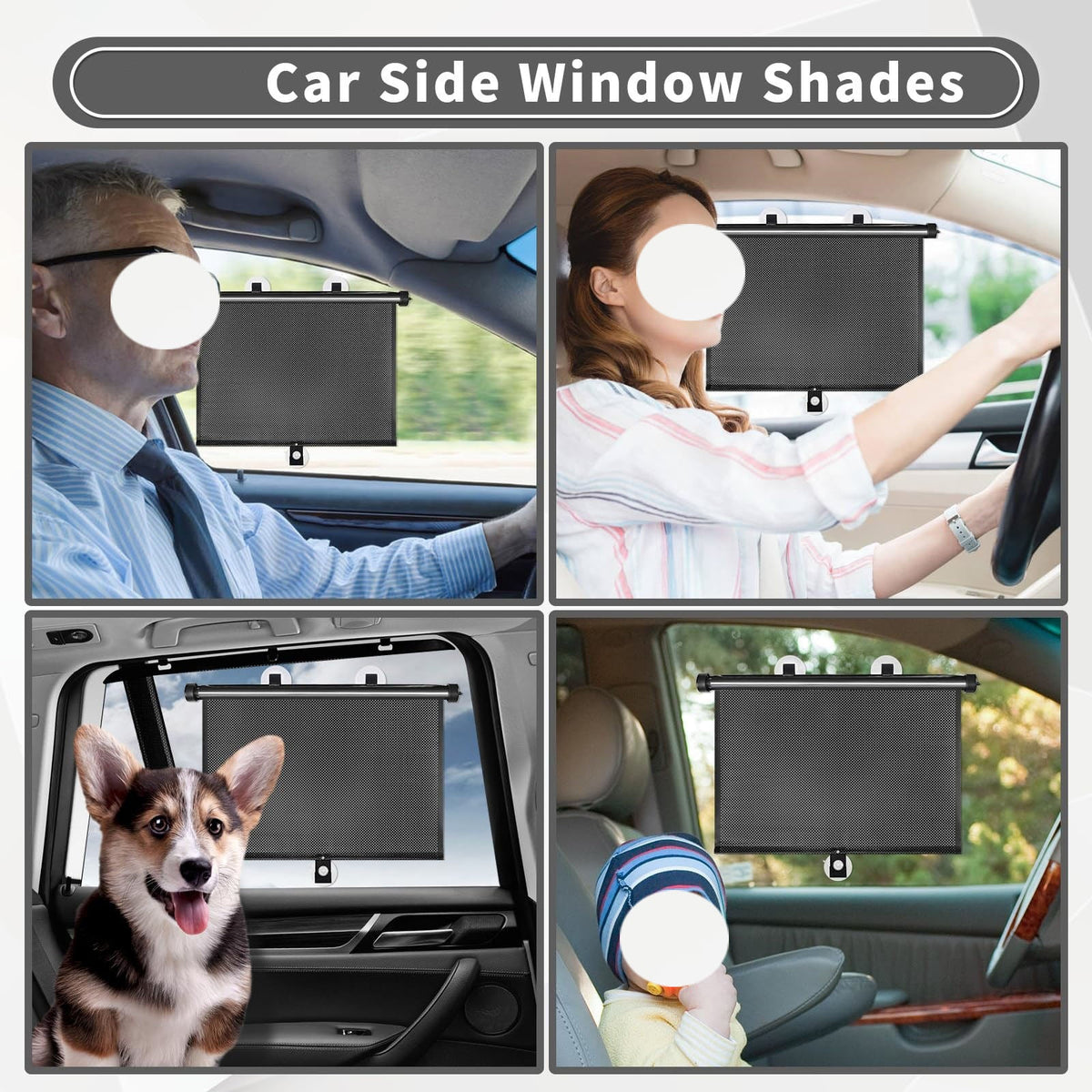 Retractable Car Window Sun Shades – Car Accessories