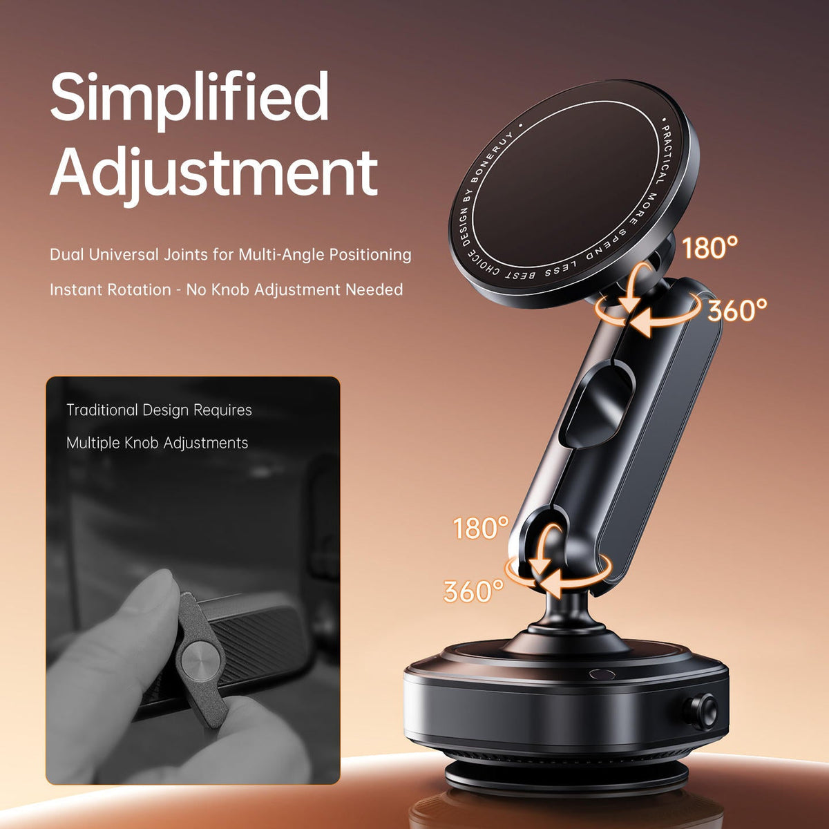 Magnetic Vacuum Phone Stand – Phone Tablet Stands