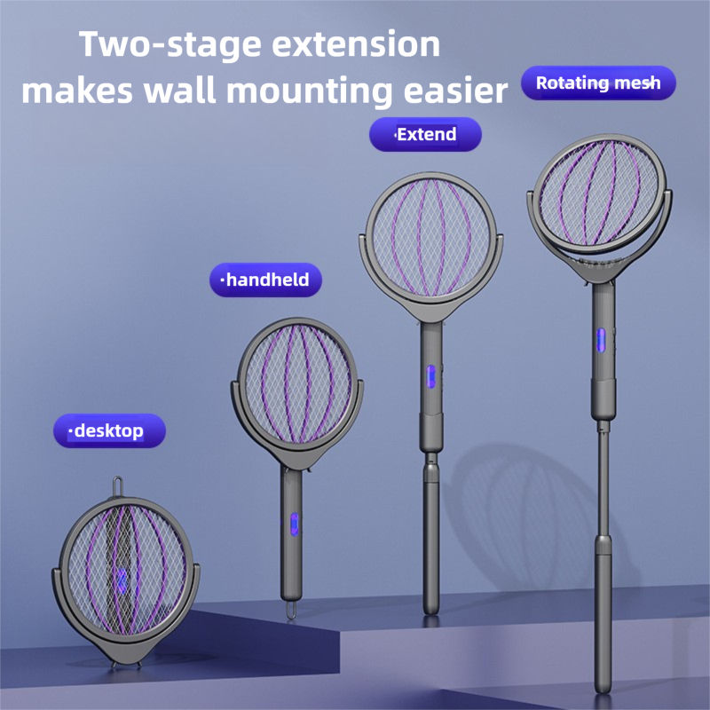 Telescopic Mosquito Swatter Racket – Kitchen Storage Organization