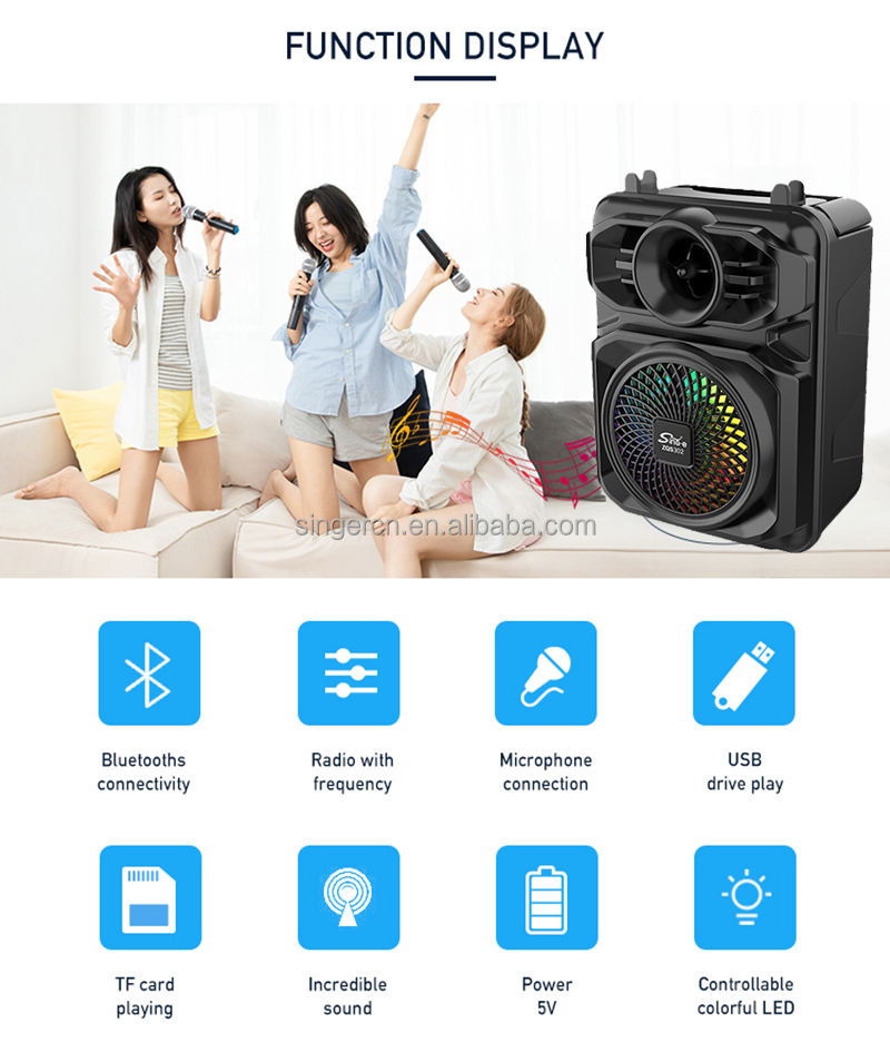 Sing-e Portable Karaoke Speaker – Audio Speakers Headphones