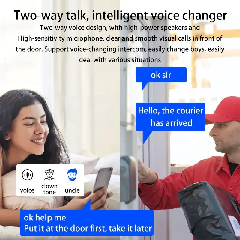 Mini Smart Doorbell – Home Safety Security