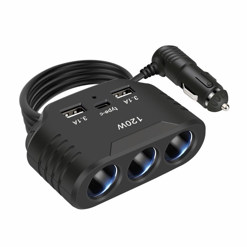 120W Car Charger Splitter – Car Power Electronics