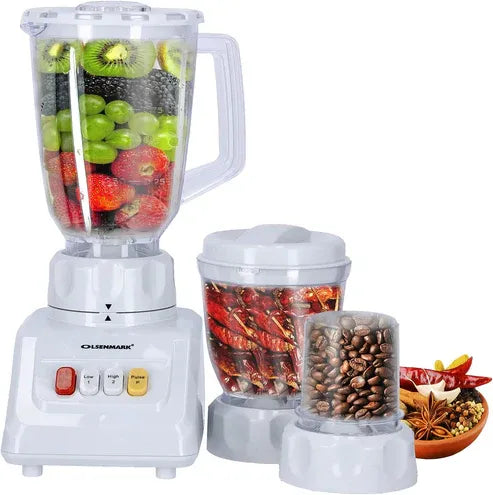 Powerful 3-in-1 Blender | Juicer, Grinder & Mixer | 1.5L Compact Design