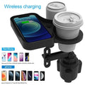 Car Cup Holder with 15W Wireless Charging – Fast & Secure Mount