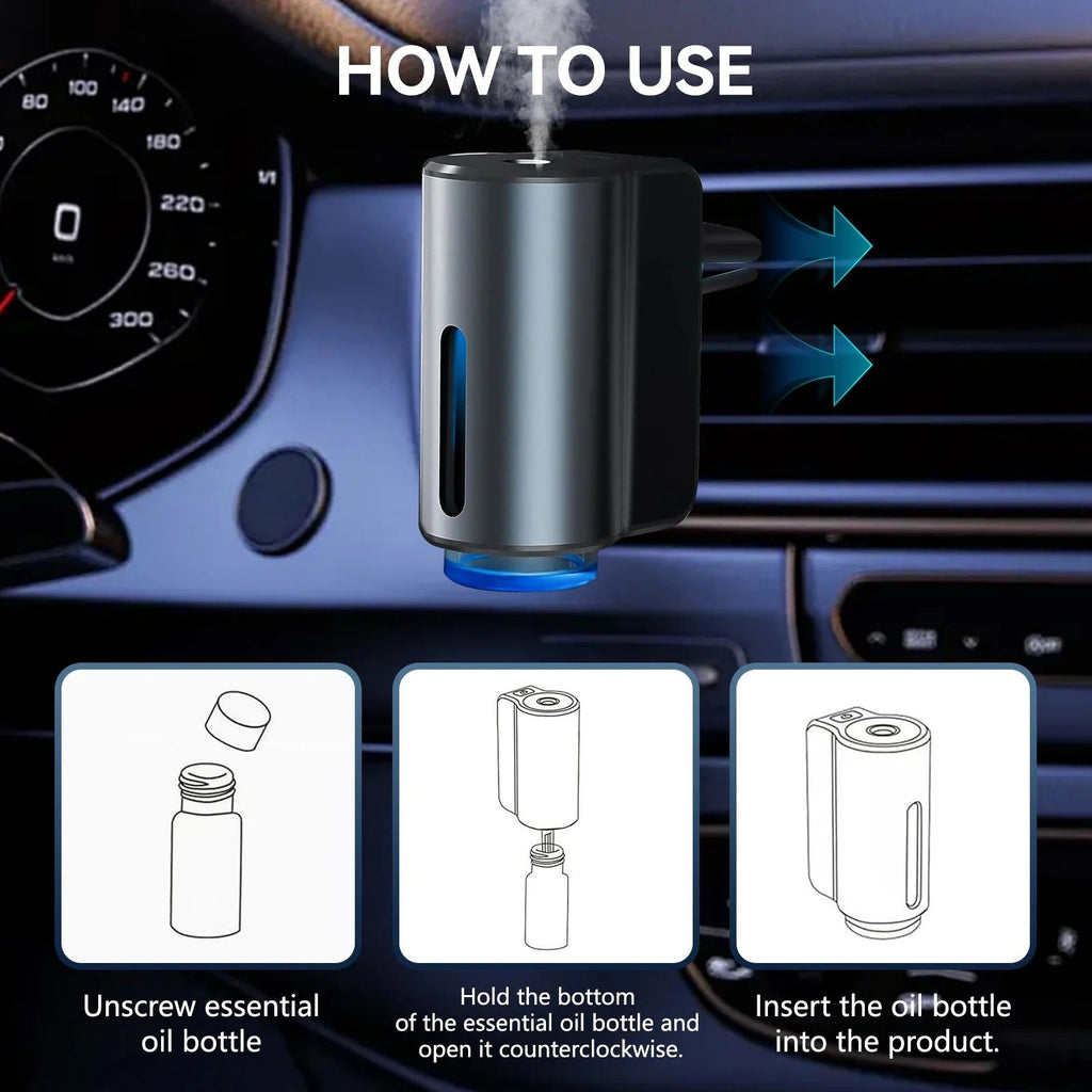 Smart Car Air Freshener – Natural French Perfume | 45 Days Long-Lasting Aroma