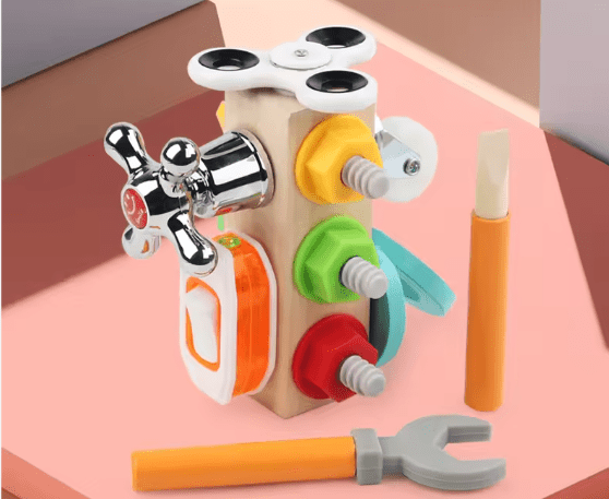 Busy Nut & Bolt Combination Set – Montessori Fine Motor Activities