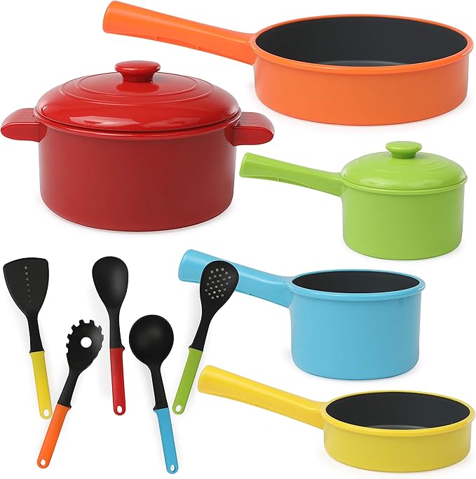 Kitchen Cookware Playset – Pretend Play Life Skills