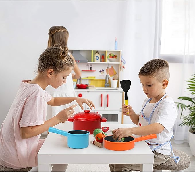 Kitchen Cookware Playset – Pretend Play Life Skills