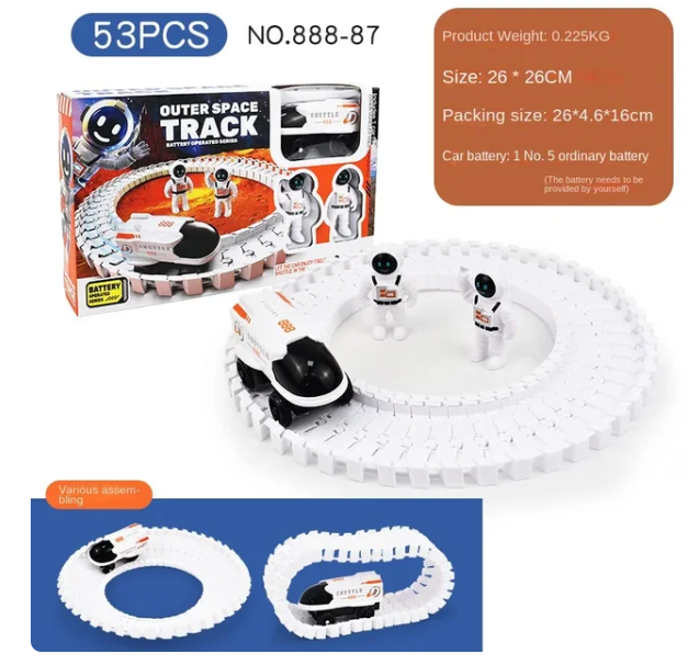 Outer Space Marble Run Track Toy – Stem Science Discovery