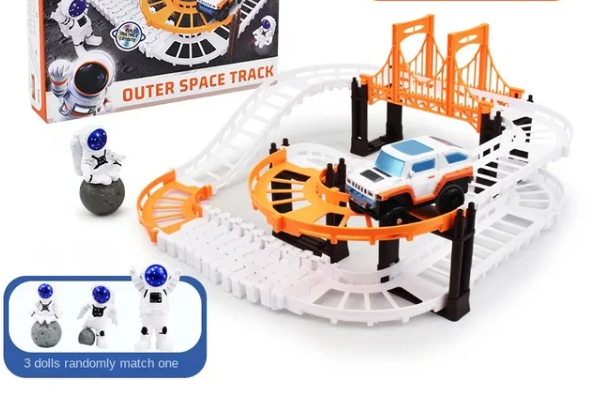 Outer Space Marble Run Track Toy – Stem Science Discovery