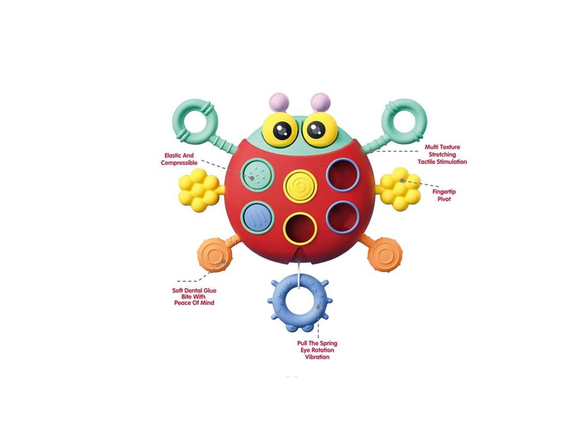 Ladybug Pull Toy – Pretend Play Toys