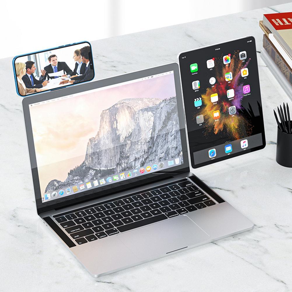Laptop Phone Holder Adjustable Side Mount Clip