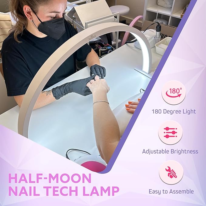 LED Arc Moon Nail Lamp – Beauty & Personal Care