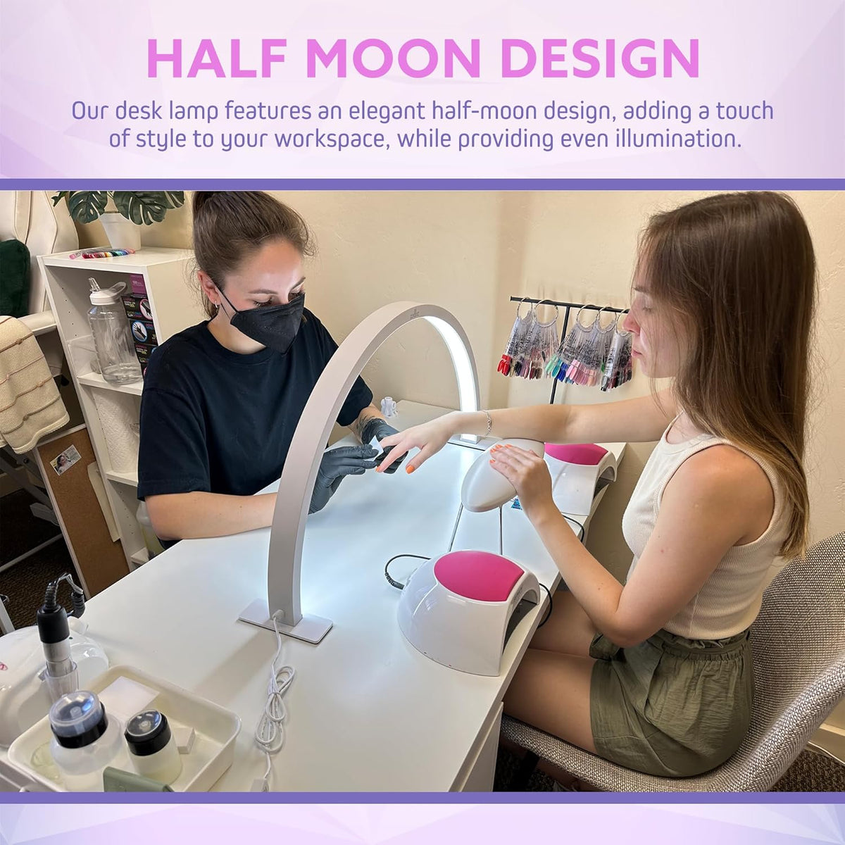 LED Arc Moon Nail Lamp – Beauty & Personal Care