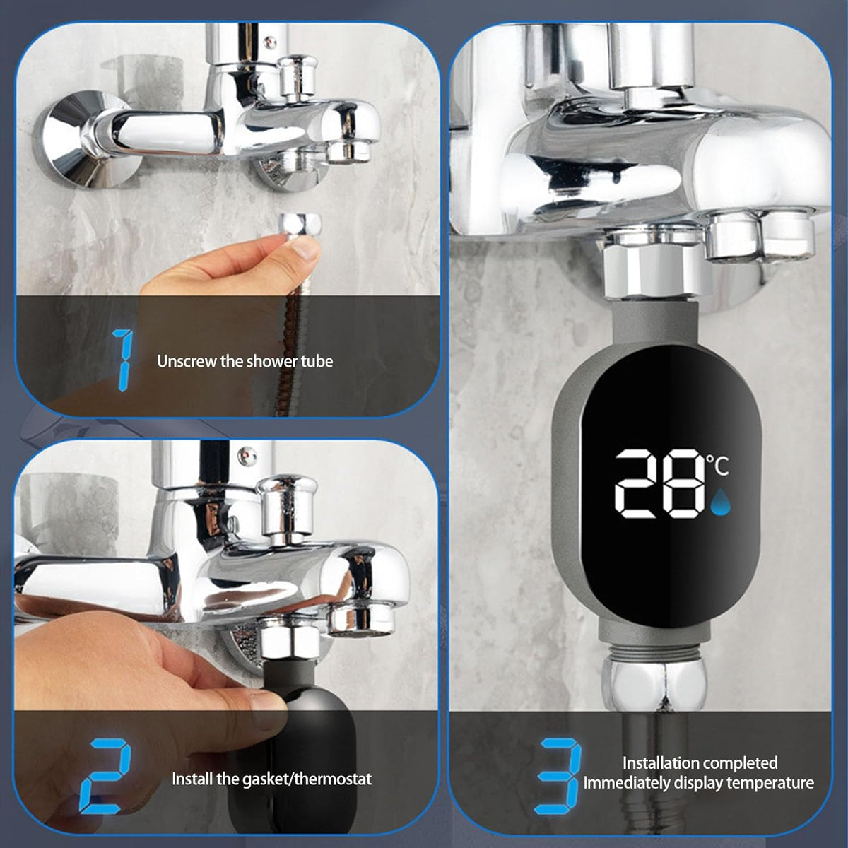 LED Digital Water Temperature Meter – Lighting Torches