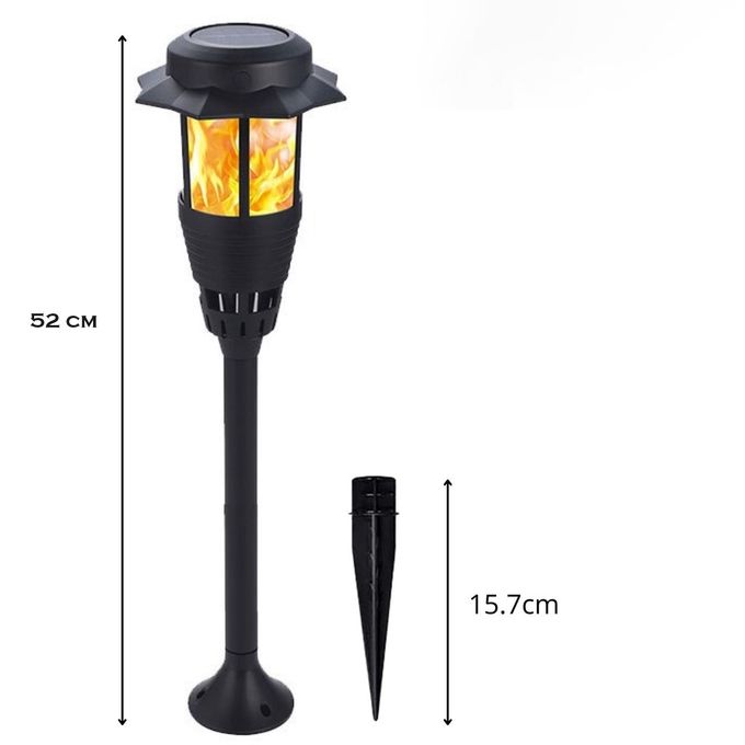 LED Solar Torch Light with Automatic Light Control