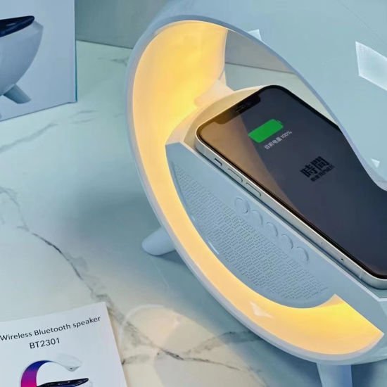 Led Wireless Charger Speaker – Audio Speakers Headphones
