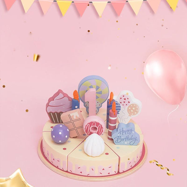 Little Birthday Cake Play Set – Pretend Play Life Skills
