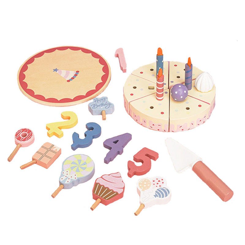 Little Birthday Cake Play Set – Pretend Play Life Skills