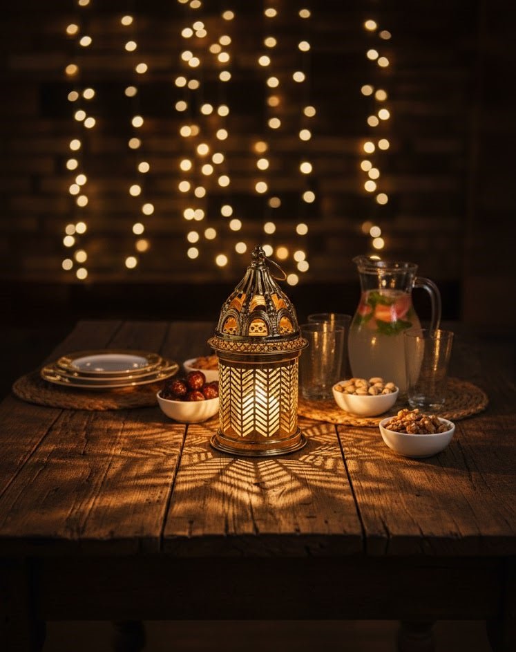 Luxury Golden Hanging Candle Lantern – Home Decor Lighting