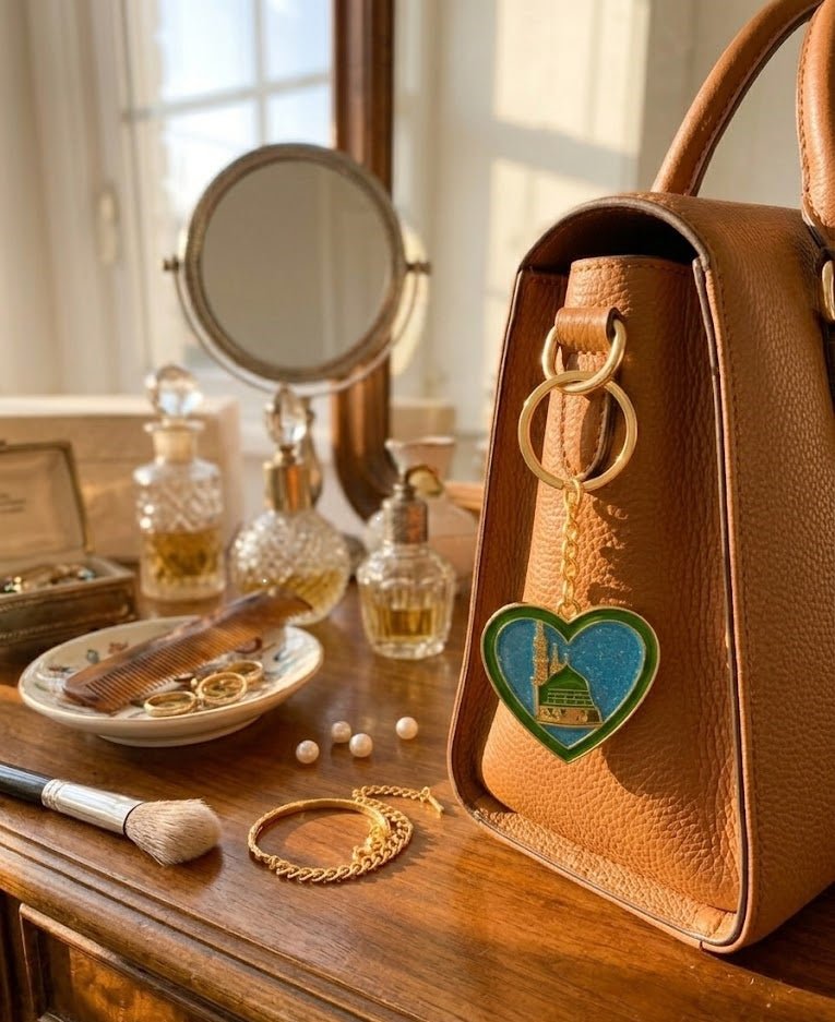 Madina Heart Shape Metal Keychain – Keychains Small Accessories