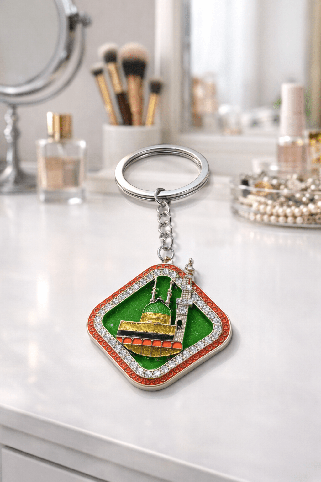 Madina Shareef Metal Keychain – Keychains Small Accessories