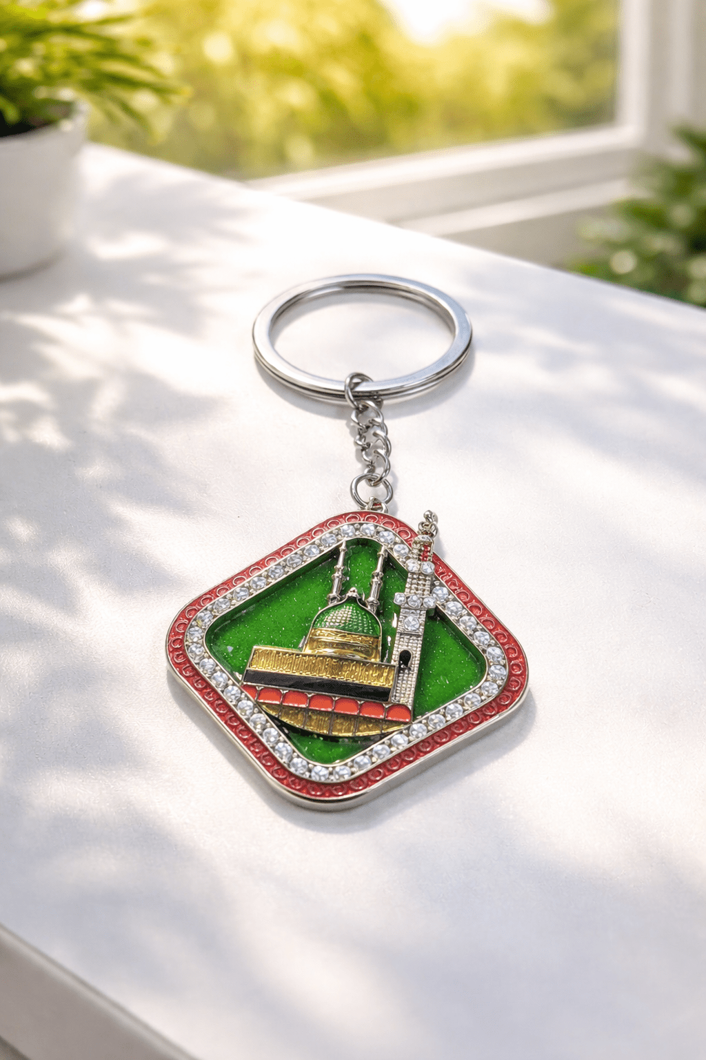Madina Shareef Metal Keychain – Keychains Small Accessories