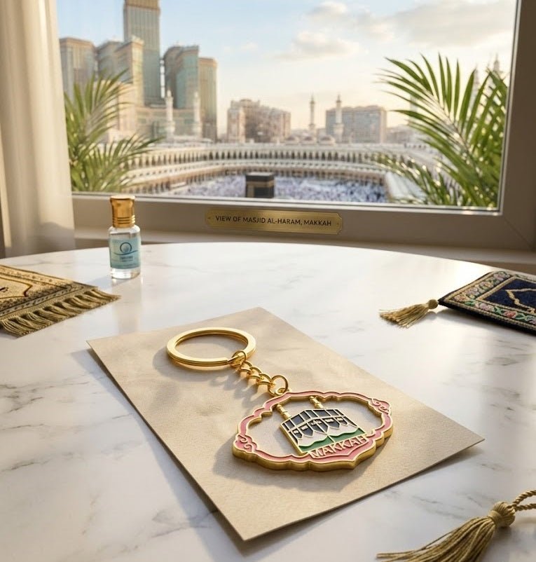 Makkah Kaaba Metal Keychain – Islamic Collection
