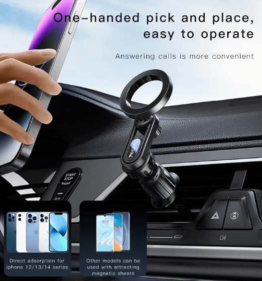 Metal Magnetic Car Phone Stand – Car Phone Holders Mounts