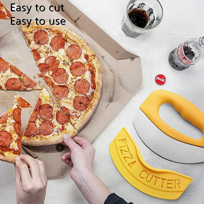 Mezzaluna Chopper Pizza Cutter – Kitchen Appliances