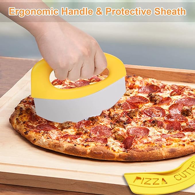 Mezzaluna Chopper Pizza Cutter – Kitchen Appliances
