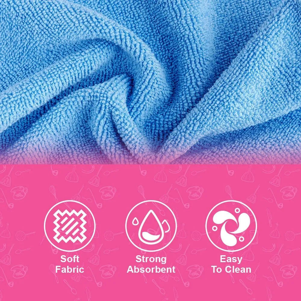 Microfiber Cleaning Towel Set – Home & Kitchen
