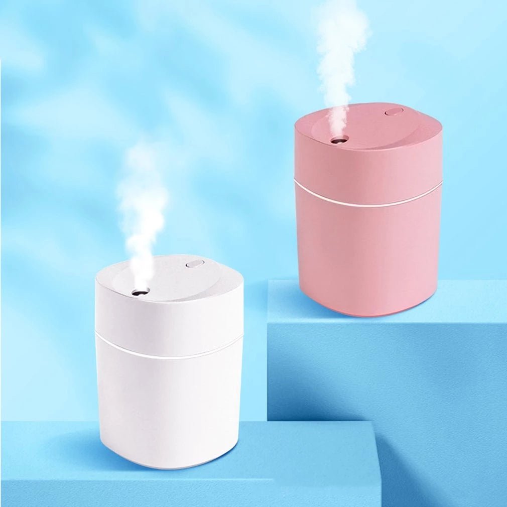 Mini Humidifier With LED Night Light, Cool Mist Humidifier, USB Personal Desktop Humidifier For Car Home Mini Mist Maker With Colorful Night USB Sprayer Essential Oil Diffuser Air Purifier