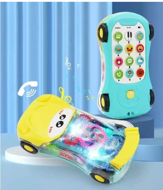 Mini Transparent Phone Car – Car Accessories