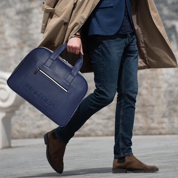 Nautica Leatherette Duffel Bag – Sports Fitness Equipment