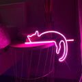 Neon Light-emitting Cat LED Light Room Bedroom Decorative Light